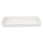  White Plastic Storage Box Serving Tray Peg Board Assorories