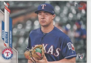 BROCK BURKE TOPPS IMAGE PHOTO VARIATION SHORT PRINT RC RANGERS SP #691 2020 - Picture 1 of 1