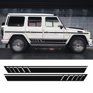 Side Vinyl Decal Stripes Stickers For Mercedes G-Class Wagon W463 W461 1990-2018 - Picture 1 of 17