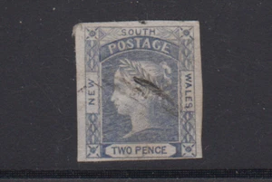 New South Wales Two Pence Plate II Sc#15b, SG#60a Used - Picture 1 of 2