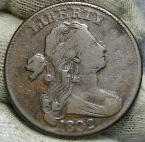 1802 Penny Draped Bust Large Cent Cover