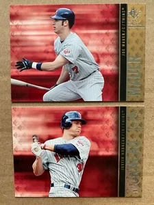 Lote Joe Mauer & Justin Morneau 2007 SP Edición Novato #77 78 Minnesota Twins - Imagen 1 de 1