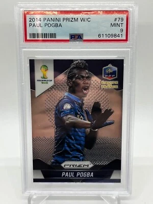 Paul Pogba France 2014 Panini Prizm World Cup #79 PSA 9 Mint Quantity - Image 1 of 2