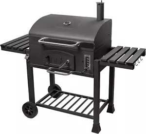 Smoker BBQ Grillwagen Angular Holzkohlegrill Grill Räucherofen Plus Barbecue XXL - Bild 1 von 13