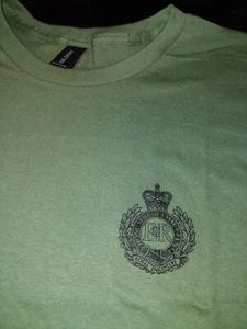 BRITISH ROYAL ENGINEERS REGIMENT XXL ARMY GREEN T-SHIRT NEW SAPPERS - Picture 1 of 1