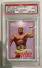 1989 Market Scene WWF Super Stars of Wrestling #1 Hulk Hogan PSA 9 Mint Pop 2