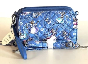 NWT Vera Bradley/Disney Women's All in One Crossbody Cinderella Paisley Friends - Picture 1 of 17