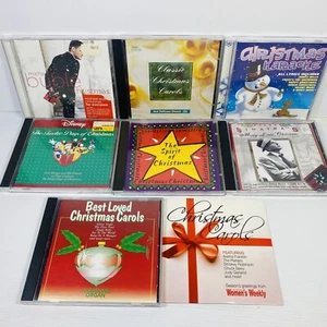 8 Lot Christmas CD's- Michael Buble, Karaoke, Disney, Frank Sinatra, Best Loved - Picture 1 of 17