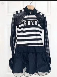 Dance Costume Dollhouse adult Jailhouse Inmate adult small - Picture 1 of 3