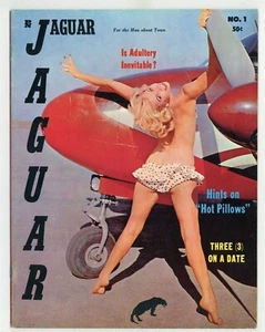 Jaguar V1#1 Pin-Up Girlie 48pg Legs Stockings Heels Glamour Magazine M36005 - Picture 1 of 2