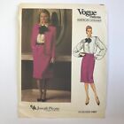 Vogue 1407 Misses Sz 10 Joseph Picone Jacket Skirt & Blouse Sewing Pattern UNCUT