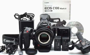648 Hours [Near MINT] Canon EOS C100 Mark II Digital Cinema Camera Body JAPAN - Picture 1 of 13