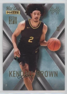 2022 Matte SP Exclusive X-Plode Basketball Teal /8 Kendall Brown Rookie RC - Image 1 of 2