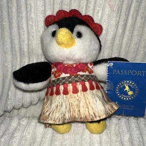 Wild Republic Travelkins Passport Penguin Leia Small Plush 5" tall W/Tags - Picture 1 of 4