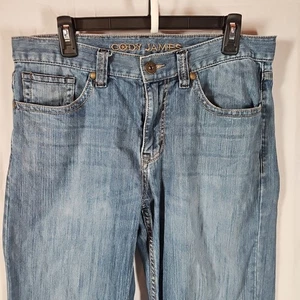 Pantalones de mezclilla Cody James para hombre talla 32/36 Bootcut azul lavado medio vaquero occidental - Imagen 1 de 11