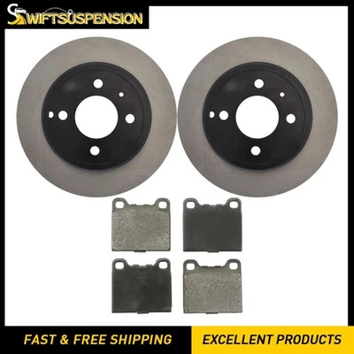 Rear Brake Pads and Disc Rotors Kit for 1993 Volvo 850 - Image 1 of 4