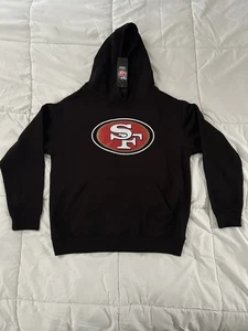 NFL San Francisco 49ers Youth Pullover Hoodie, Outer Stuff, Black Size L , 14-16 - Picture 1 of 12