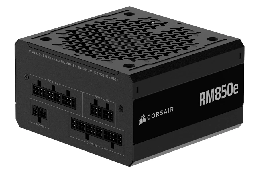 CORSAIR RM850e – 850W, modulares ATX-Netzteil, Cybenetics Gold mit 12V-2x6-Kabel - Bild 1 von 1