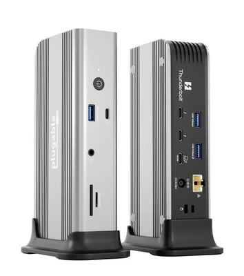 NEW Plugable TBT-UDT3 Thunderbolt 5 Dock - 140W Power Delivery Up to Dual - Image 1 of 4