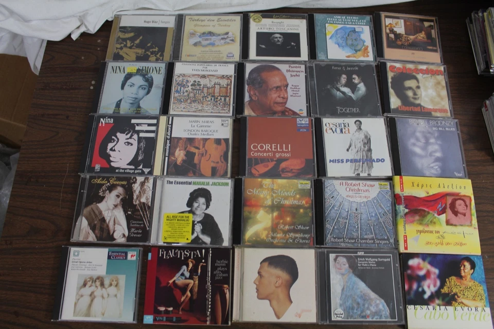 75+ WHOLESALE CD LOT Classical, World, Sets, Spanish, Guitar, Nina Simone Foto 1 de 4