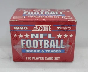 1990 SCORE NFL FOOTBALL ROOKIE & TRADED (110 CARDS) (BBCE WRAPPED) COMPLETE SET - Picture 1 of 2