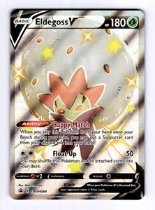Eldegoss V SWSH084 Sword & Shield Black Star Promo Shiny Holo Pokemon Card - NM - Picture 1 of 2