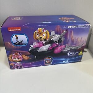 2023 Paw Patrol Skye Pup Action Figure Mighty Movie Jet Lights & Sounds Airplane