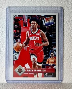 Tarjeta de novato Amen Thompson novato 2023-24 Panini NBA #19 clasificación Rockets 1/715 - Imagen 1 de 2