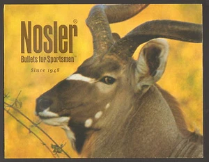 Nosler Kugel- und Munitionsbroschüre - undatiert - Bild 1 von 1