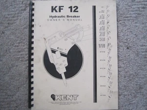 Kent KF-12 Hydraulikhammer Bedienungsanleitung KF-12 TLB HD QT KF12 - Bild 1 von 14
