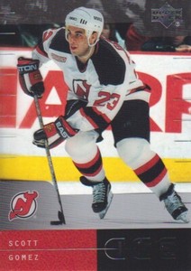 2000-01 Upper Deck Ice Hockey #25 Scott Gomez New Jersey Devils