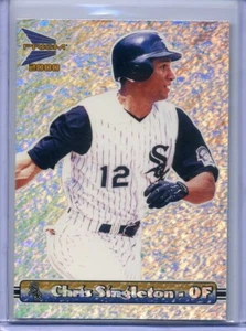 CHRIS SINGLETON 2000 Pacific Prism TEXTURE SILVER - 1 of ONLY 448 - WHITE SOX - Picture 1 of 1