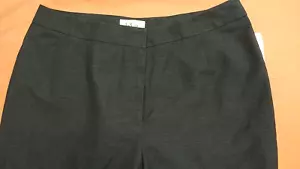 Woman LE SUIT Sz 8P Dark GREY LINED PANTS SEPARATES NWOT - Picture 1 of 7