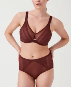 SPANX Illusion Lace Sheer Shaping Brief Size 2X Spice Champagne Beige NWT - Picture 1 of 8