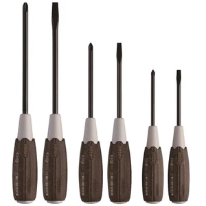 VESSEL NON-SLIP WOODY DRIVER SET (6PCS) 300-6PCS-SET - Bild 1 von 6