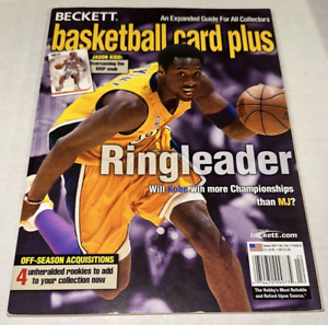 Summer '02 2002 Beckett Basketball Card Magazine Kobe Bryant Cover Ringleader MJ