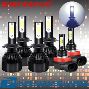 Para For Hyundai Genesis Coupe 2013-2016 6X LED para faros Hi/Lo+luz antiniebla - Picture 1 of 12