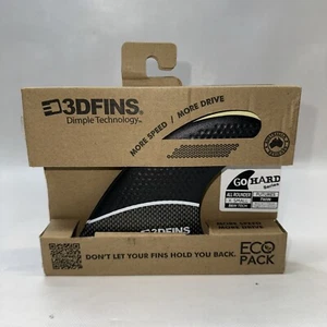 3DFINS ALLROUNDER - XS Wake Surf Nylon/Glasfaserverbund Futures Twin schwarz - Bild 1 von 4