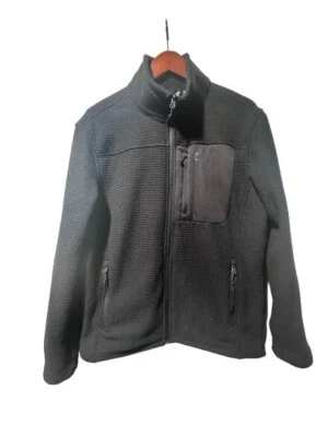 Free Country Unisex Adults, Black Fleece Jacket Size M 38-40 - Image 1 of 4
