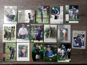 LOTE GIGANTE Sergio Garcia 2001 PGA Golf NOVATO (82) FABRICANTES DE DISPAROS DE ROLLO DE HONOR Insertos - Imagen 1 de 4