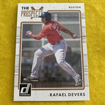 2017 Panini Donruss The Prospects Rafael Devers #TP-7 - Image 1 of 4
