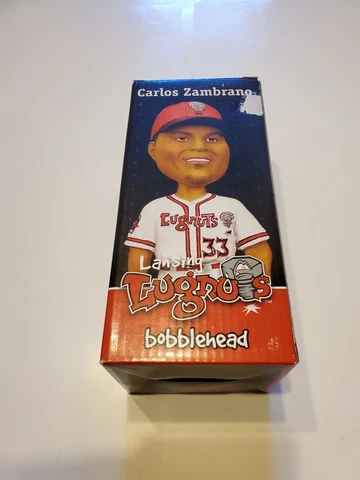 CARLOS ZAMBRANO LANSING LUGNUTS BOBBLEHEAD MINOR LEAGUE CHICAGO CUBS Cover