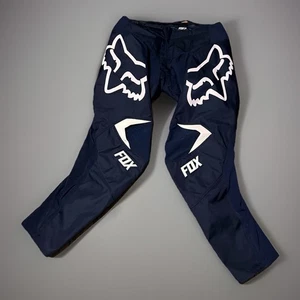 Fox Racing Navy 180 motorsport pants Size 32 Style 22789 - Foto 1 di 10