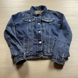 Levi's Youth Denim Trucker Jean Jean Jacket Size XL Retro Classic Pockets - Picture 1 of 9
