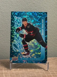 2024-25 Upper Deck Series 2 Blue Dazzlers Brady Tkachuk #DZ-88 Ottawa Senators - Picture 1 of 2