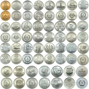 Deutschland DDR - KONVOLUT Sammlung 31 Gedenkmünzen 5 10 20 Mark 1969-1990 - LOT - Bild 1 von 1