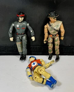 3 VINTAGE 1980er-1990er LANARD CORPS ACTIONFIGUREN KONVOLUT SCHLECHT für TEILE oder REPARATUR - Bild 1 von 4