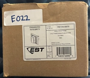 Edwards EST 757-7A-SS70 15/75 Cd Speaker Strobe new red - Picture 1 of 4