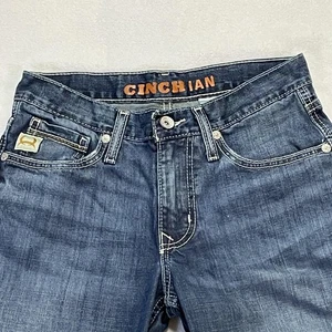 Cinch Ian Jeans Herren 28x30 Blau Denim Straight Leg Western Stretch MB59536001 - Bild 1 von 18