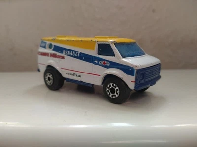 MATCHBOX SUPERFAST CHEVY VAN 1979 CHEVROLET CANON WILLIAMS RENAULT #366 - Image 1 of 4